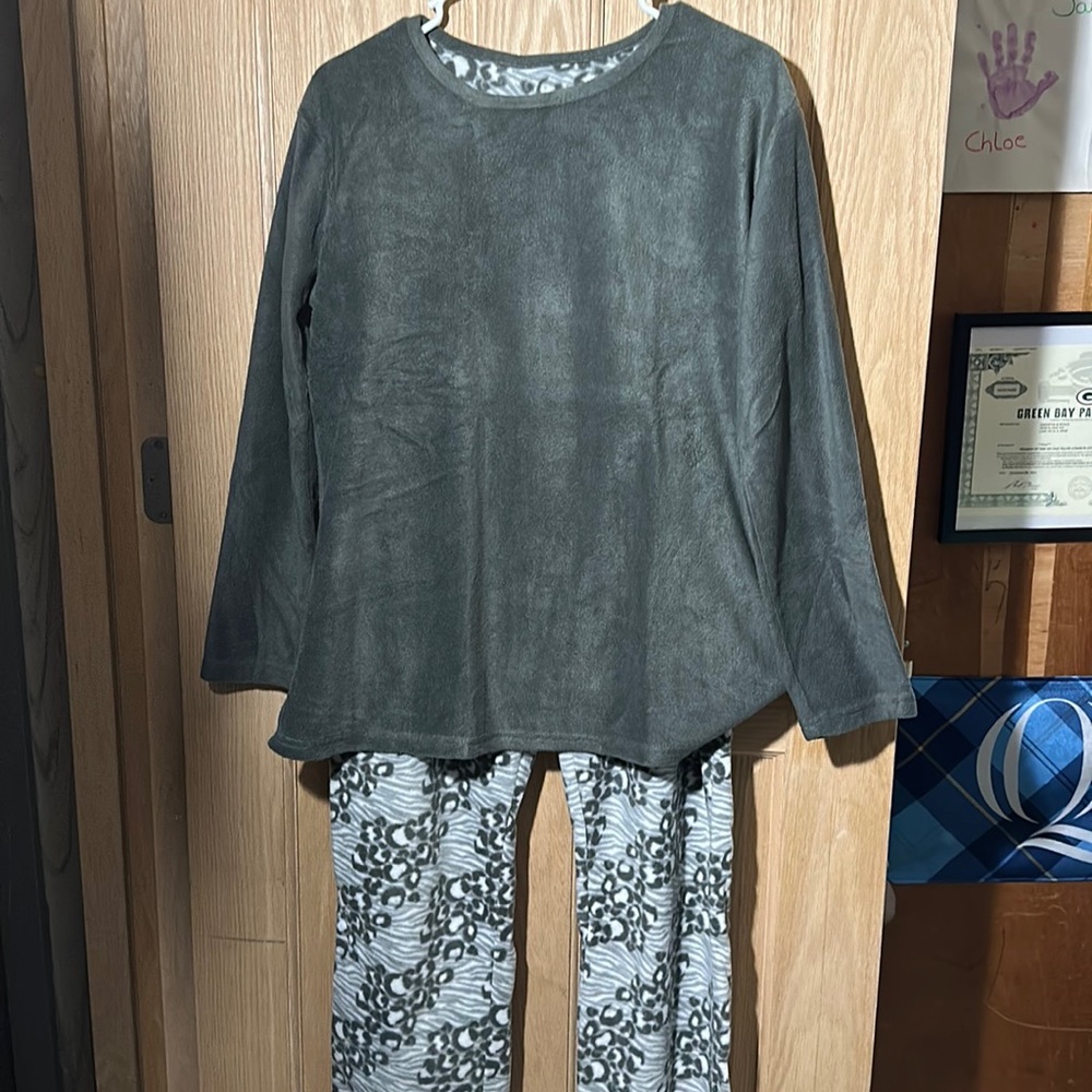 Animal Print Pajama Set